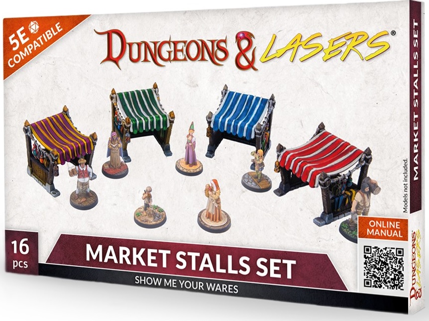 Market Stalls Set by Dungeons & Lasers